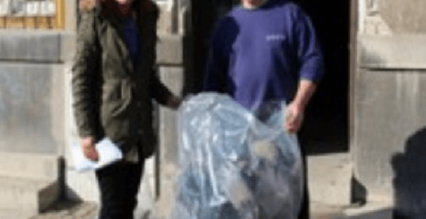 Segélyszállítmányok hajléktalanszállókba