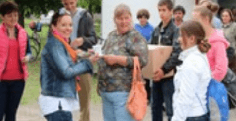 A jótékonysági élelmiszerosztás sikeres volt