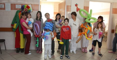 Bohócdoktorok viziteltek Dunaújvárosban