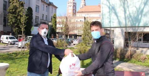1.000.000 forint önerőből adományozott Egészségügyi szájmaszkokat a Karitáció Alapítvány